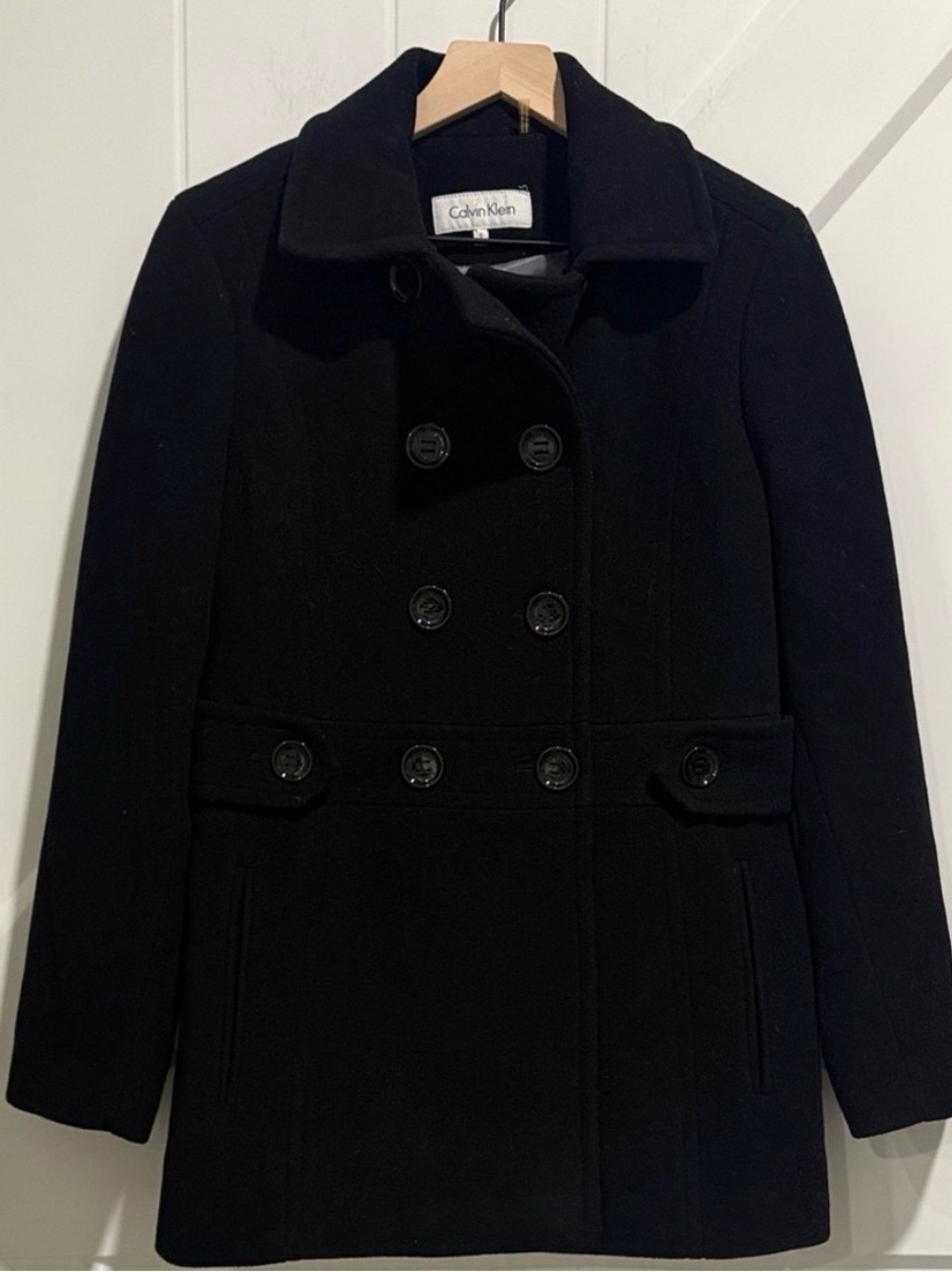 Calvin Klein Black Peacoat